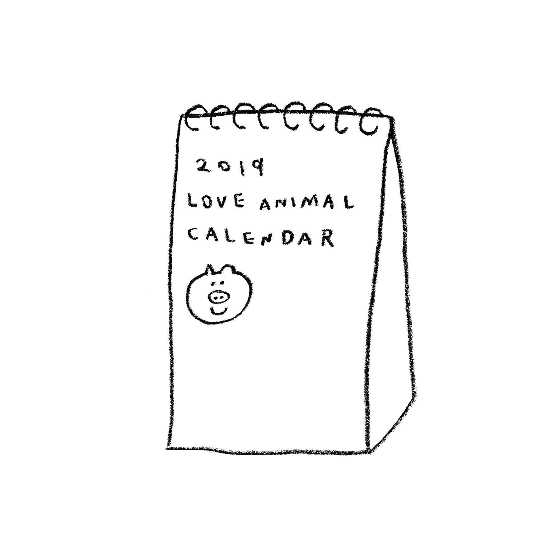 2019 LOVE ANIMAL CALENDAR